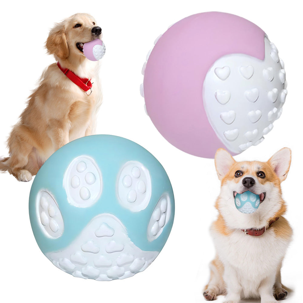 Ultimate 12 PCS Dog Toy Balls: Safe, Solid Hard Rubber for Teeth Cleaning, Extreme Durability, and High-Bounce Action for Pet Training.